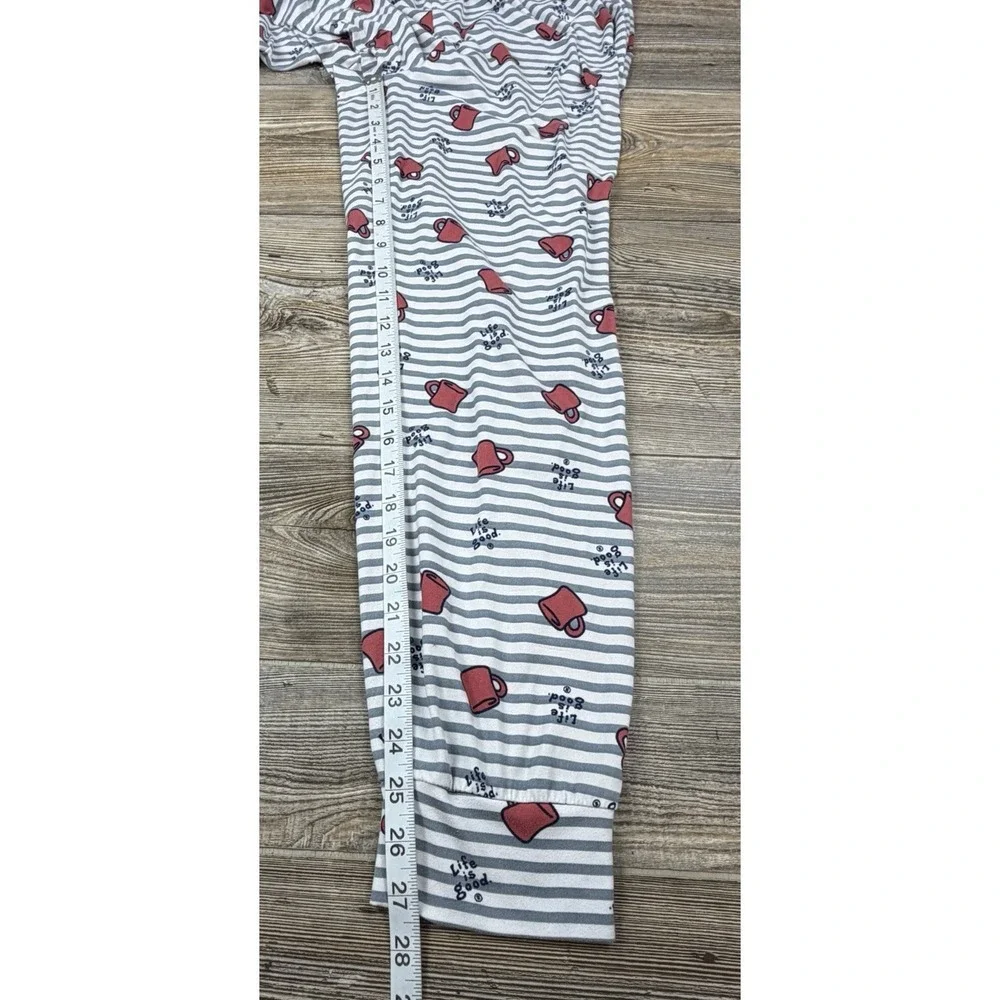 Life Is Good 2 Piece Pajama Set Tee Shirt & Pants 